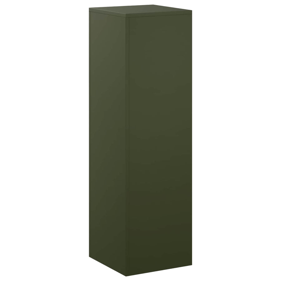 Plantenstandaard Olijfgroen 30 x 30 x 100 cm weervast staal