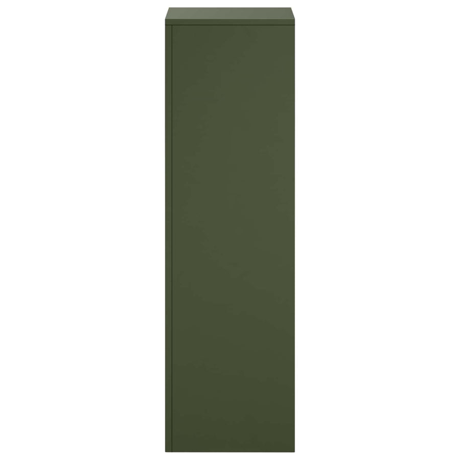 Plantenstandaard Olijfgroen 30 x 30 x 100 cm weervast staal