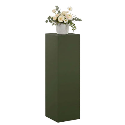 Plantenstandaard Olijfgroen 30 x 30 x 100 cm weervast staal