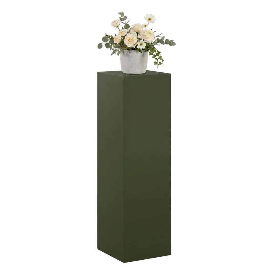 Plantenstandaard Olijfgroen 30 x 30 x 100 cm weervast staal