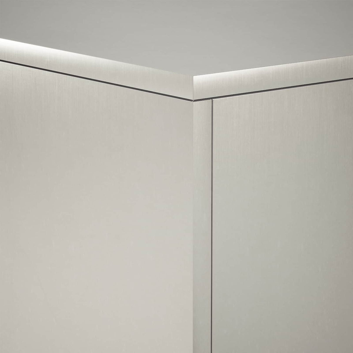 Plantenstandaard zilver 30 x 30 x 100 cm Staal