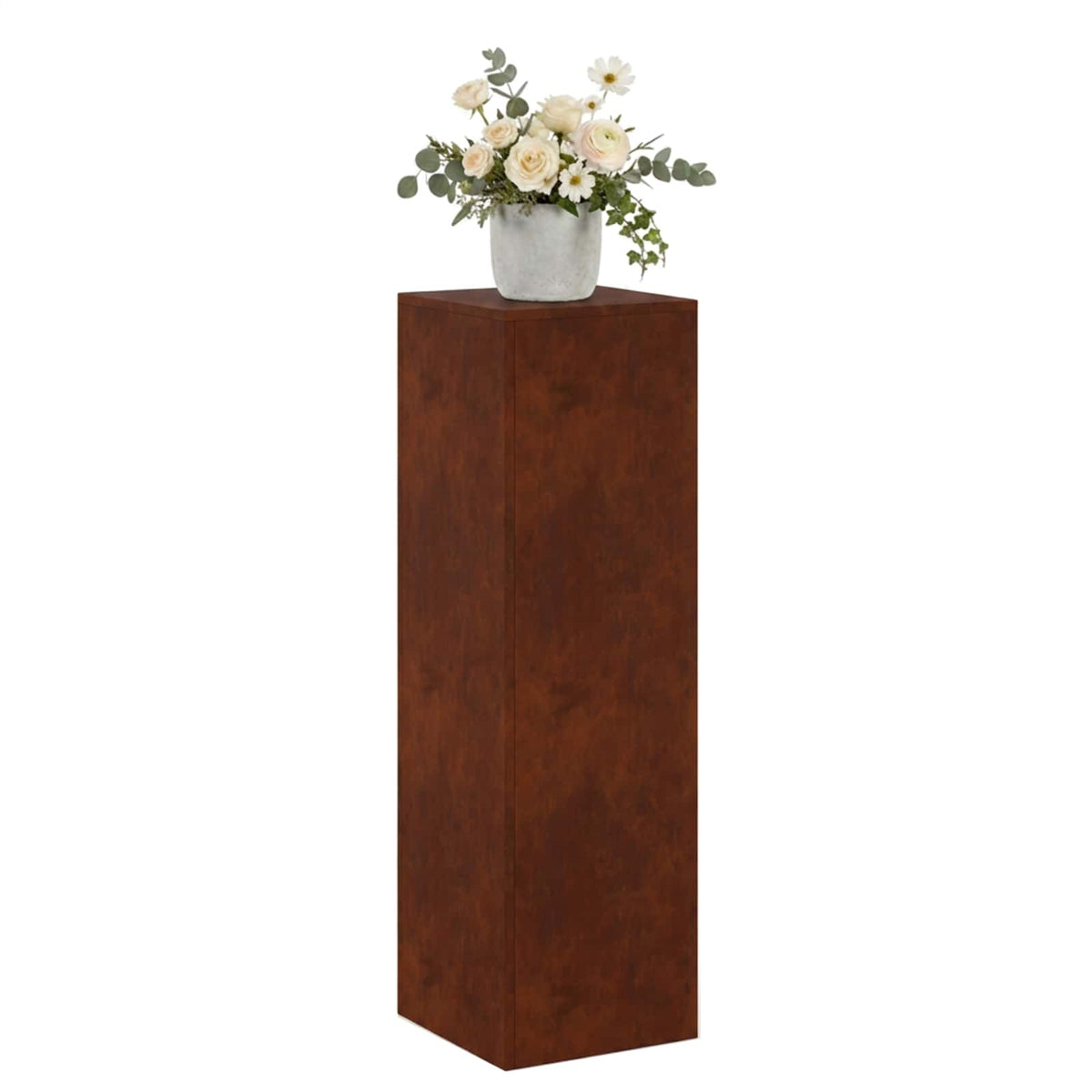 Plantenstandaard Roestkleurig 30 x 30 x 100 cm weervast staal