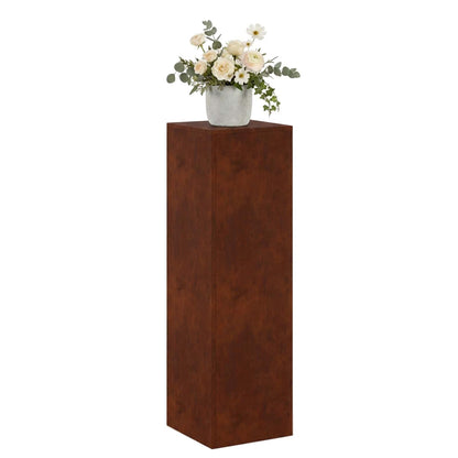 Plantenstandaard Roestkleurig 30 x 30 x 100 cm weervast staal