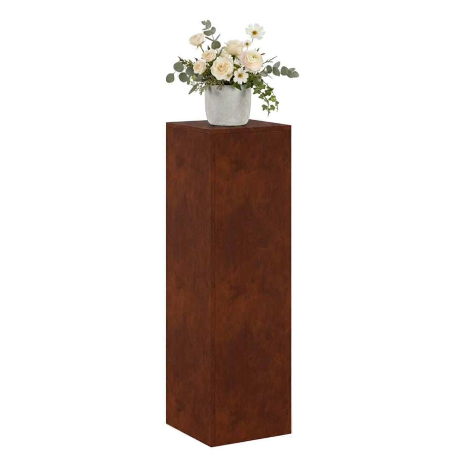 Plantenstandaard Roestkleurig 30 x 30 x 100 cm weervast staal