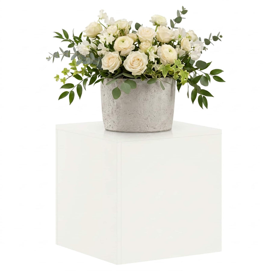 Plantenstandaard Wit 40 x 40 x 40 cm Staal