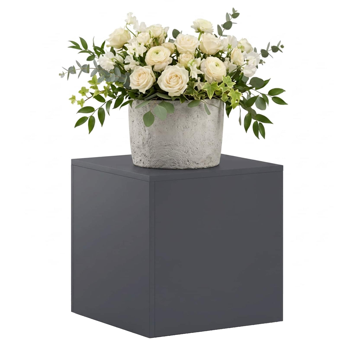 Plantenstandaard Antraciet 40 x 40 x 40 cm Roestvrij staal