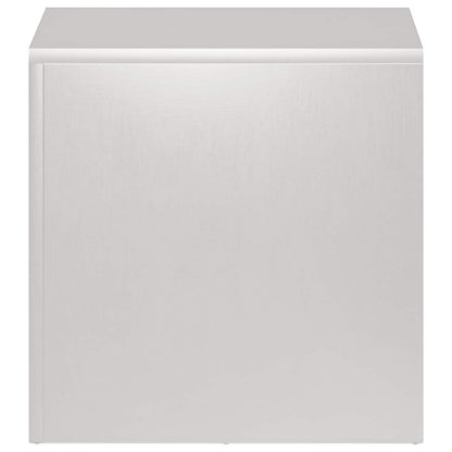 Plantenstandaard 2 pcs zilver 40 x 40 x 40 cm Staal