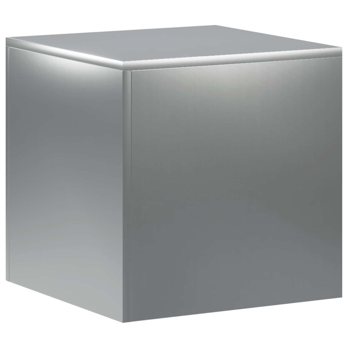 Plantenstandaard zilver 40 x 40 x 40 cm Staal