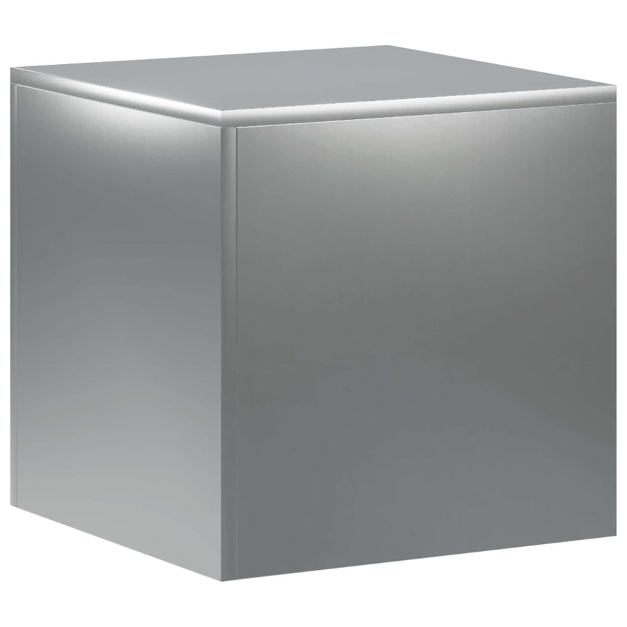 Plantenstandaard zilver 40 x 40 x 40 cm Staal