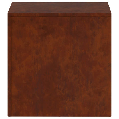 Plantenstandaard 2 pcs Roestkleurig 40 x 40 x 40 cm