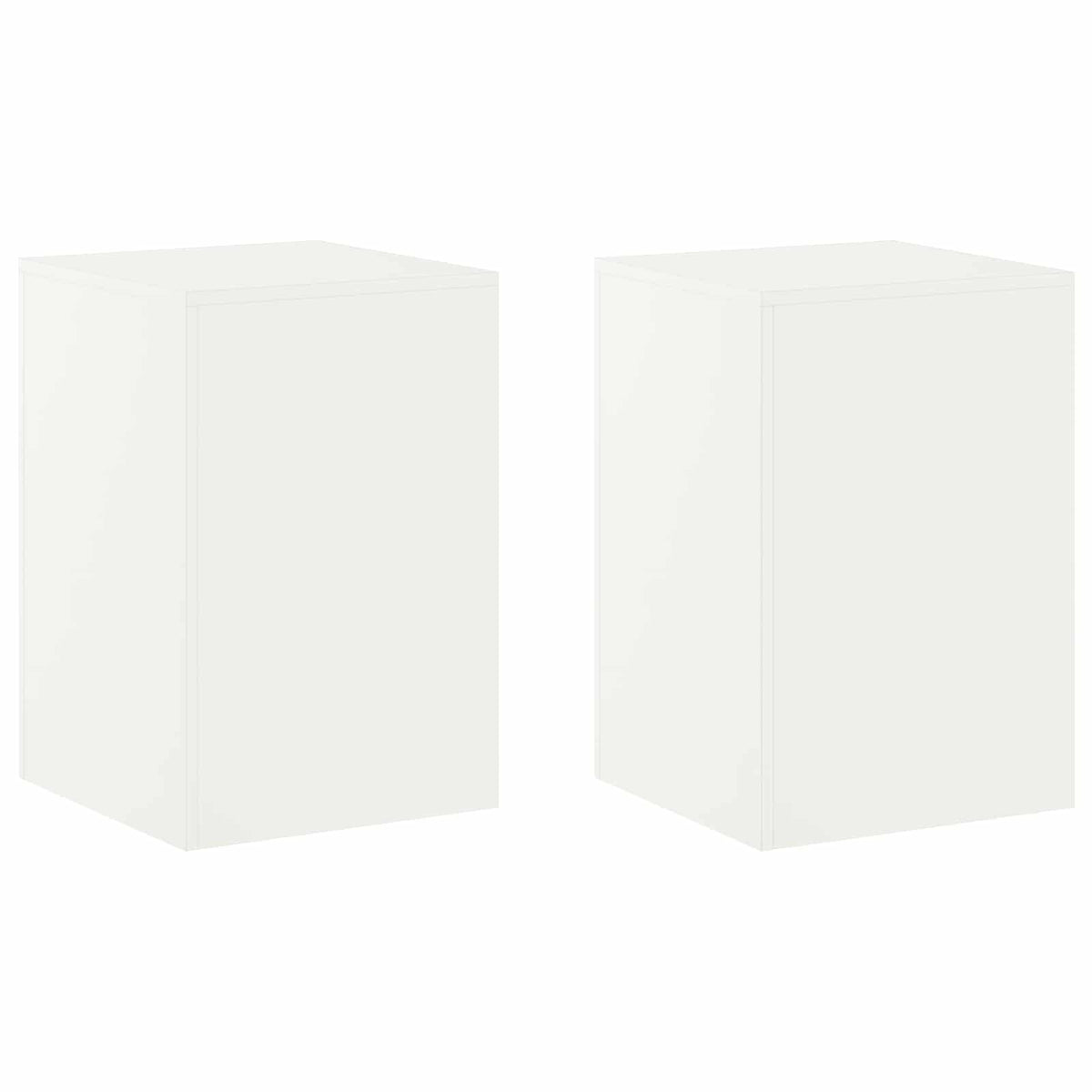 Plantenstandaard 2 pcs Wit 40 x 40 x 60 cm Staal