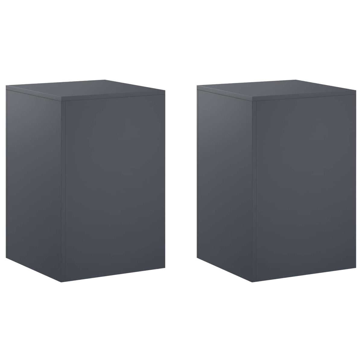 Plantenstandaard 2 pcs Antraciet 40 x 40 x 60 cm