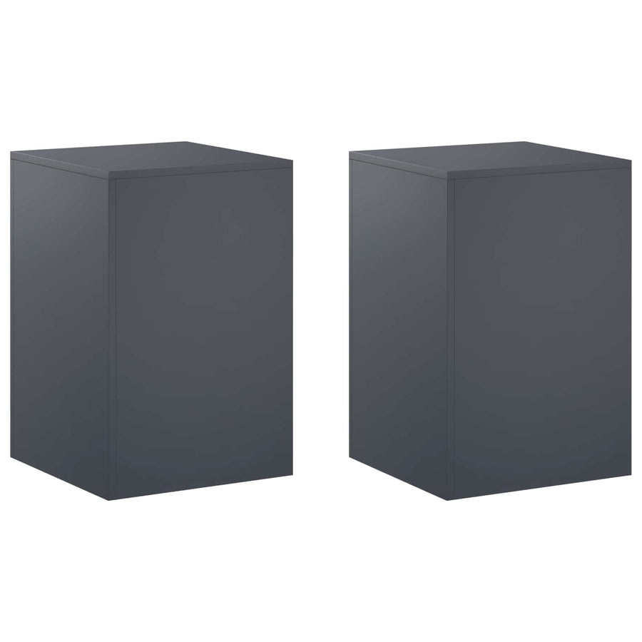 Plantenstandaard 2 pcs Antraciet 40 x 40 x 60 cm