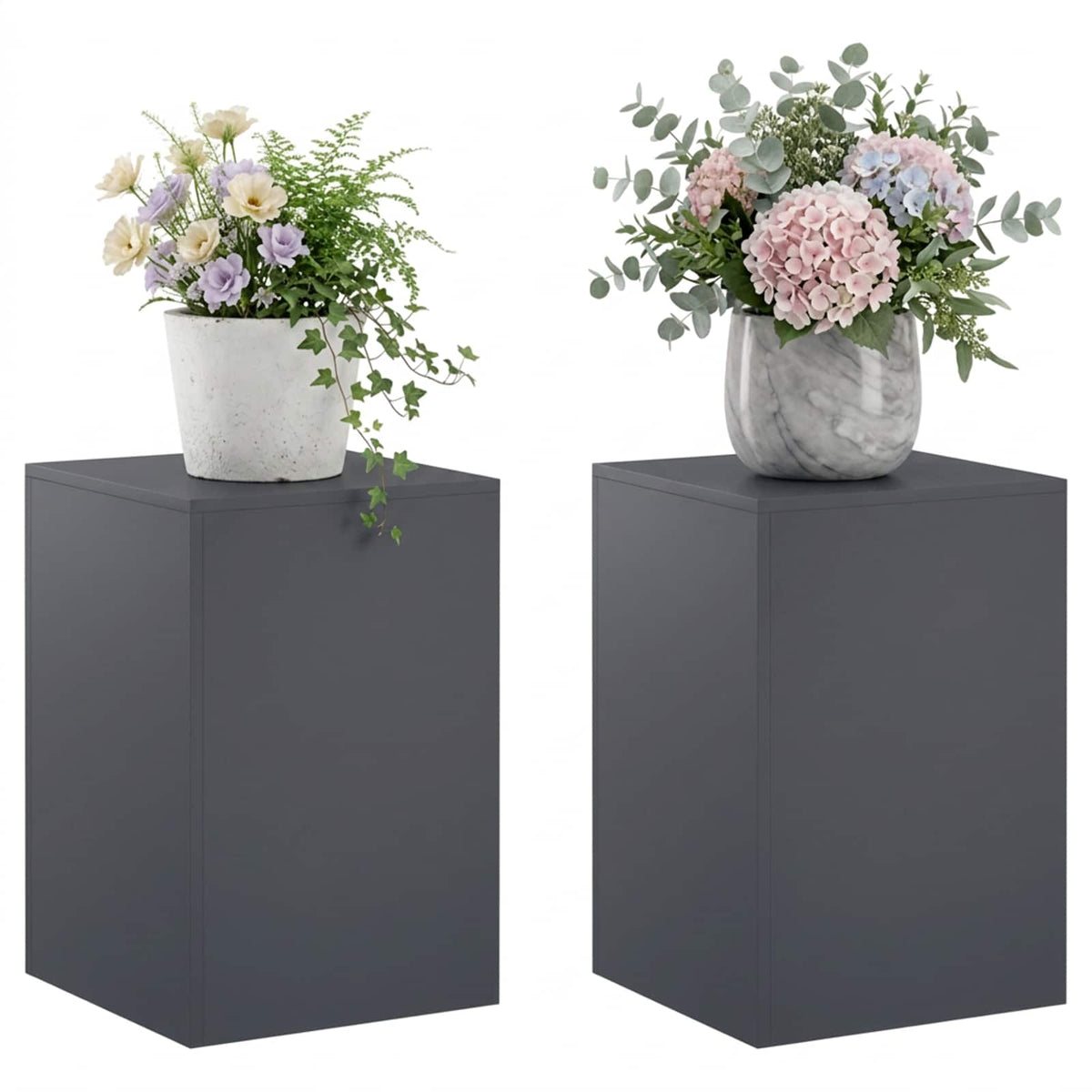 Plantenstandaard 2 pcs Antraciet 40 x 40 x 60 cm