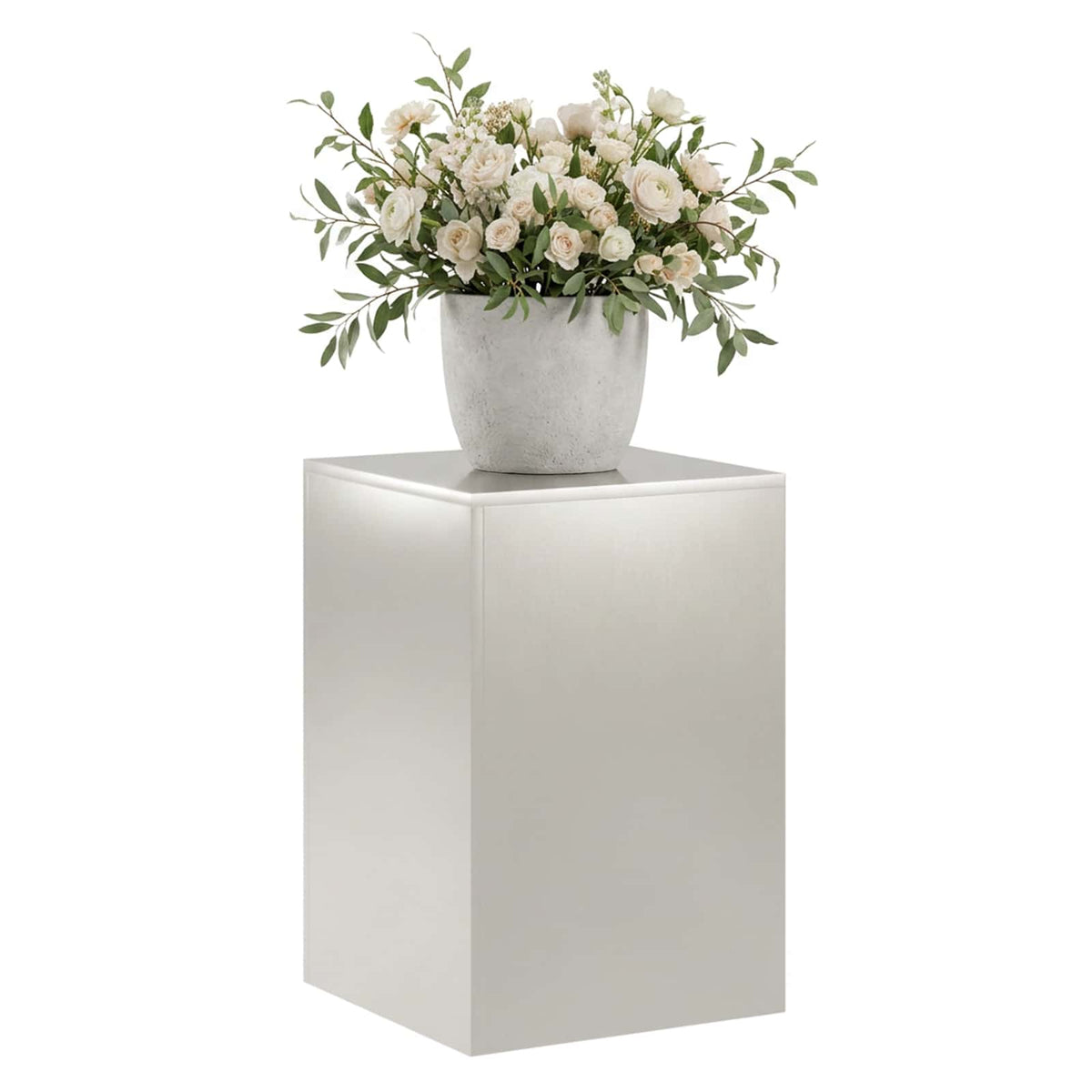 Plantenstandaard zilver 40 x 40 x 60 cm Staal