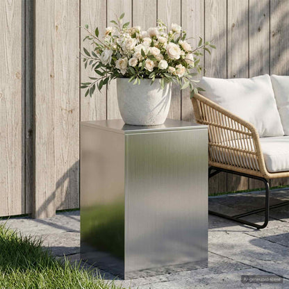 Plantenstandaard zilver 40 x 40 x 60 cm Staal