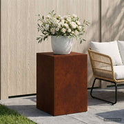 Plantenstandaard 40x40x60 cm weervast staal roestkleurig