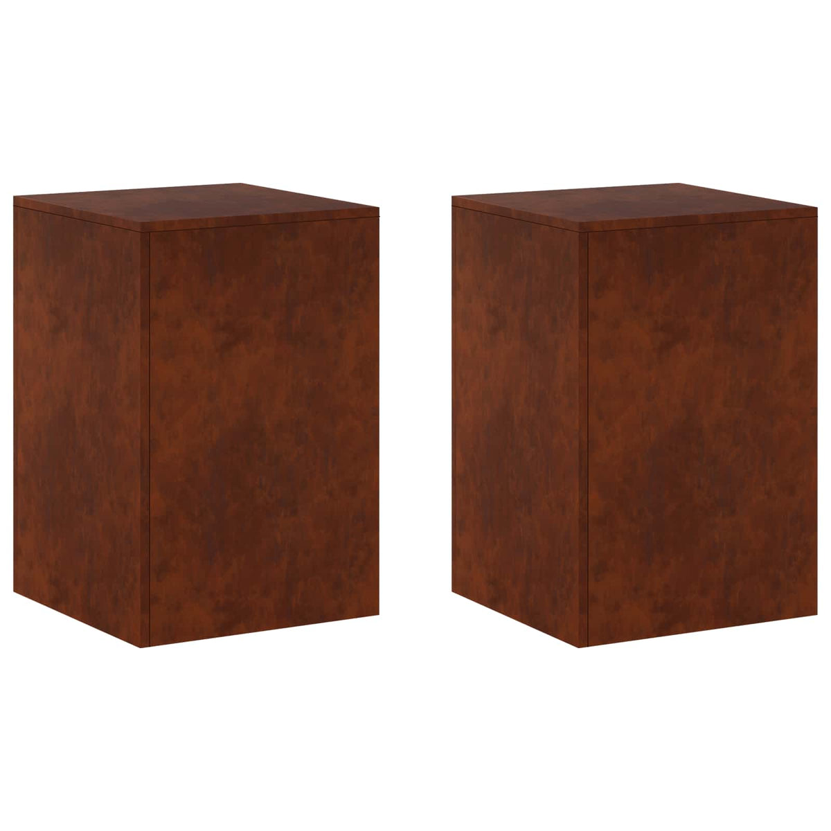 Plantenstandaard 2 pcs Roestkleurig 40 x 40 x 60 cm