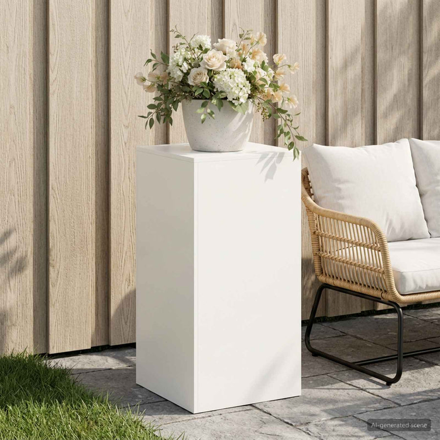 Plantenstandaard Wit 40 x 40 x 80 cm Staal