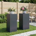Plantenstandaard set 2 stuks antraciet 40x40x80 cm