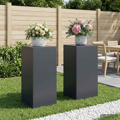 Plantenstandaard 2 pcs Antraciet 40 x 40 x 80 cm