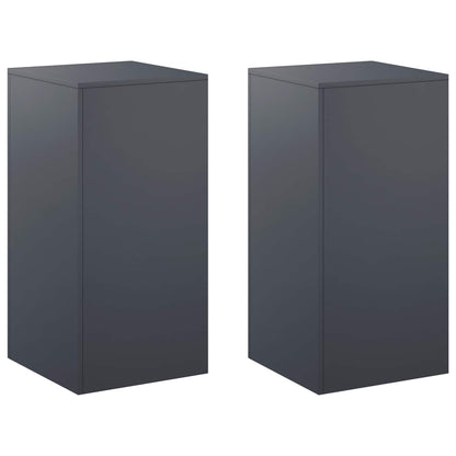 Plantenstandaard 2 pcs Antraciet 40 x 40 x 80 cm