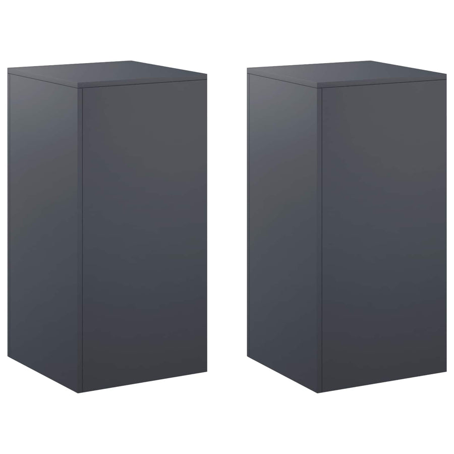 Plantenstandaard 2 pcs Antraciet 40 x 40 x 80 cm
