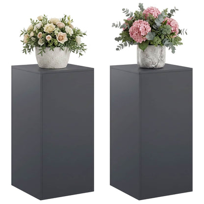 Plantenstandaard 2 pcs Antraciet 40 x 40 x 80 cm