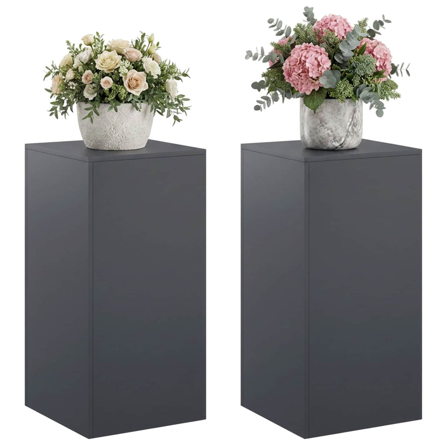 Plantenstandaard 2 pcs Antraciet 40 x 40 x 80 cm