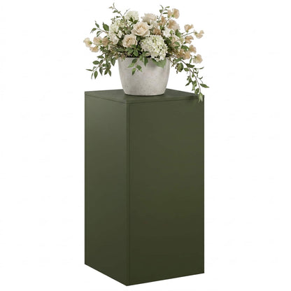 Plantenstandaard Olijfgroen 40 x 40 x 80 cm weervast staal
