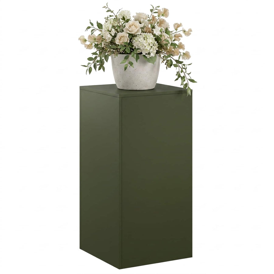 Plantenstandaard Olijfgroen 40 x 40 x 80 cm weervast staal