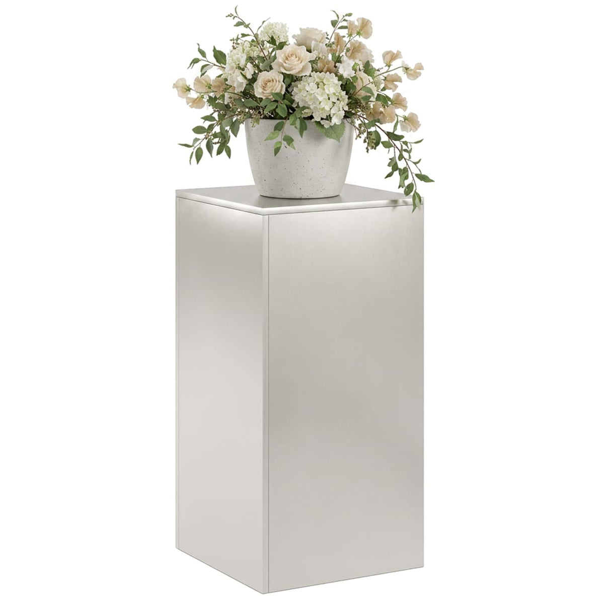 Plantenstandaard zilver 40 x 40 x 80 cm Staal