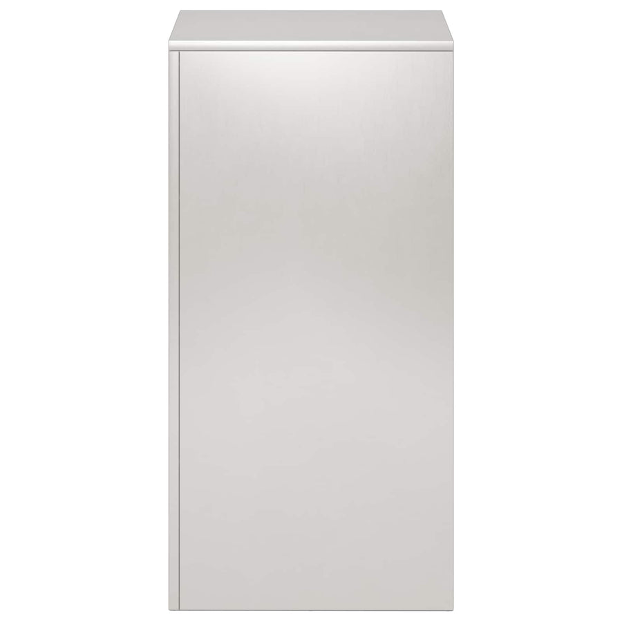 Plantenstandaard 2 pcs zilver 40 x 40 x 80 cm Staal