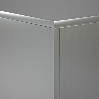 Plantenstandaard 2 pcs zilver 40 x 40 x 80 cm Roestvrij staal