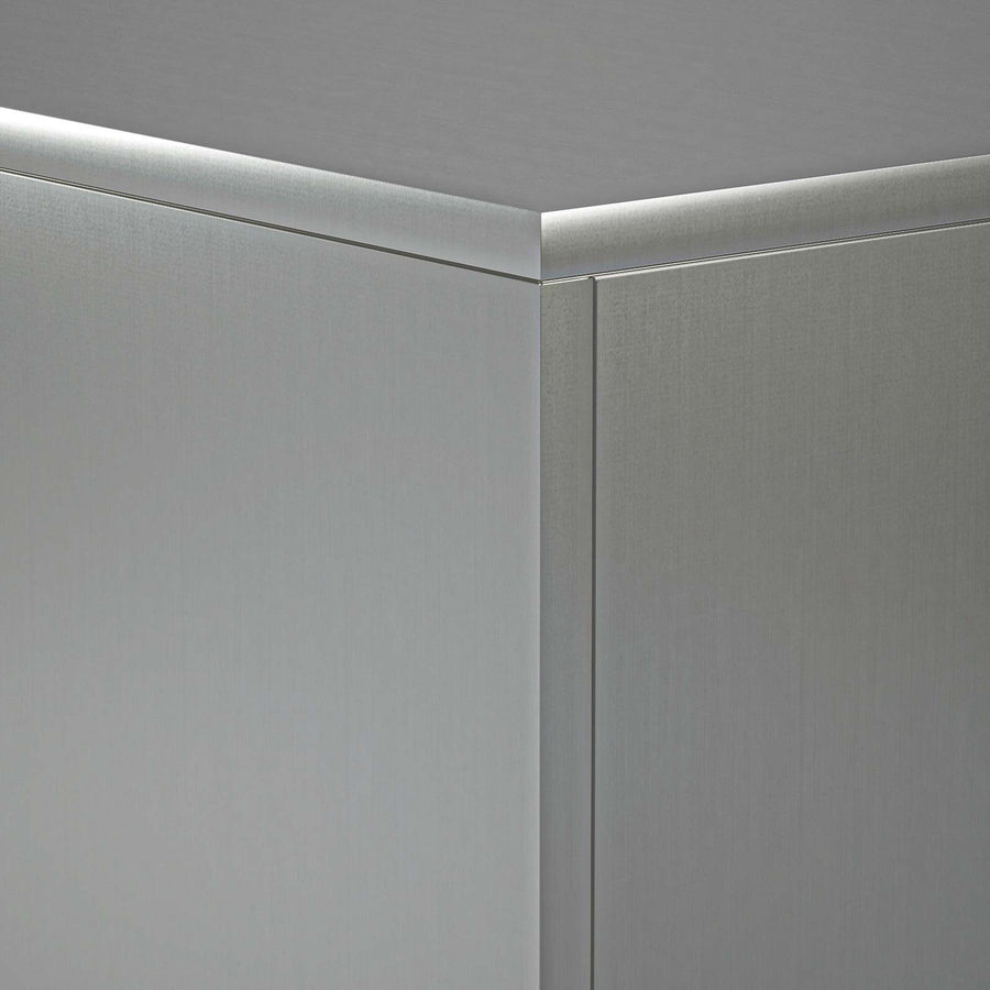 Plantenstandaard 2 pcs zilver 40 x 40 x 80 cm Roestvrij staal