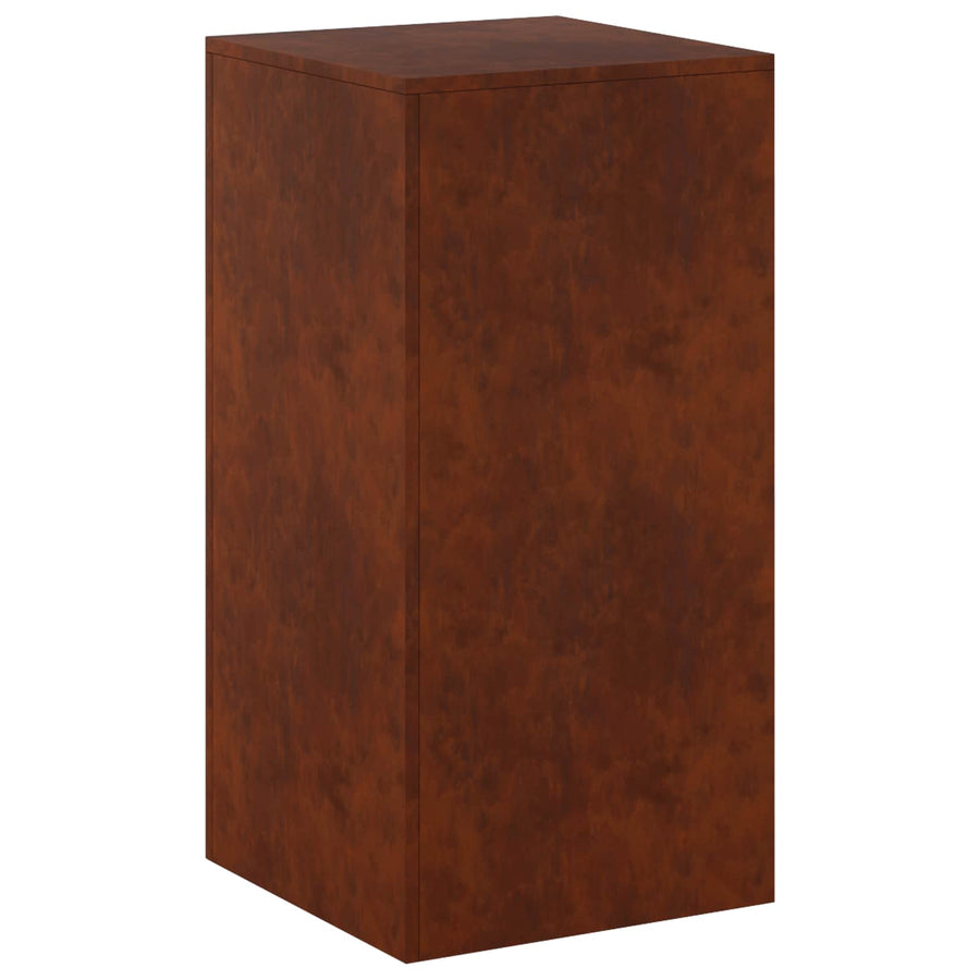 Plantenstandaard Roestkleurig 40 x 40 x 80 cm weervast staal