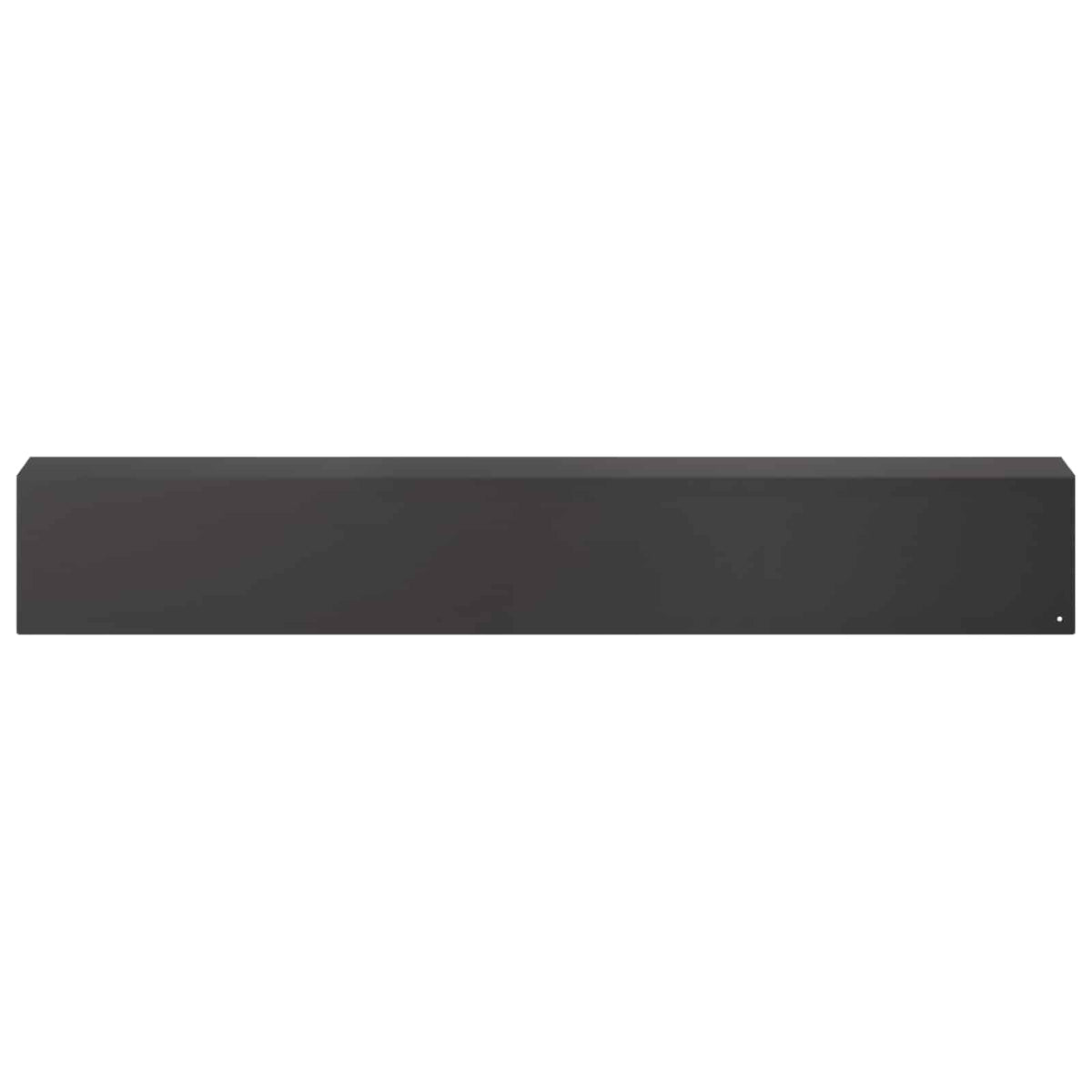 Afdekprofiel voor tuinafboording 2 st 100 x 10 x 15 cm Staal