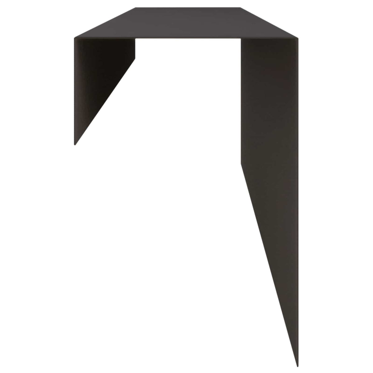 Afdekprofiel voor tuinafboording 2 st 100 x 10 x 15 cm Staal