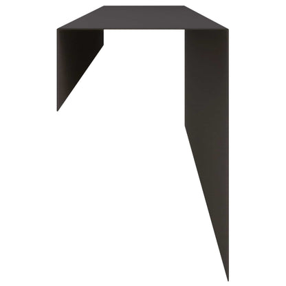 Afdekprofiel voor tuinafboording 2 st 100 x 10 x 15 cm Staal