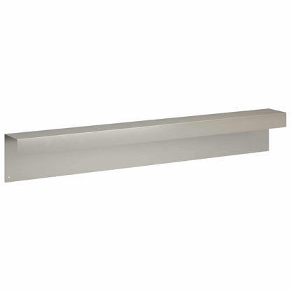 Afdekprofiel voor tuinafboording 2 st 100 x 10 x 15 cm