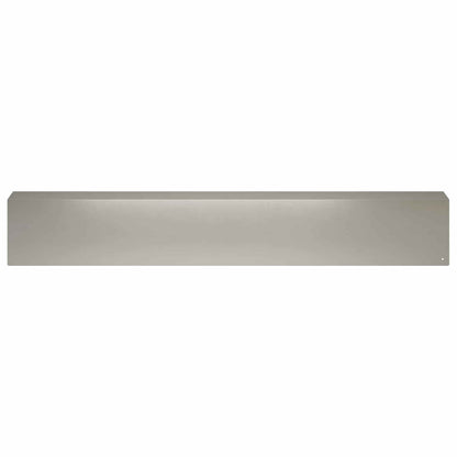 Afdekprofiel voor tuinafboording 2 st 100 x 10 x 15 cm