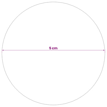 Geborstelde Bal 8 st Ø 5 cm zilver RVS 201