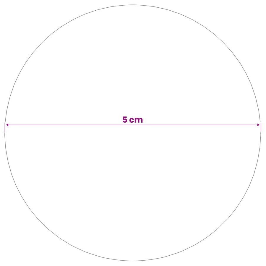 Geborstelde Bal 8 st Ø 5 cm zilver RVS 201