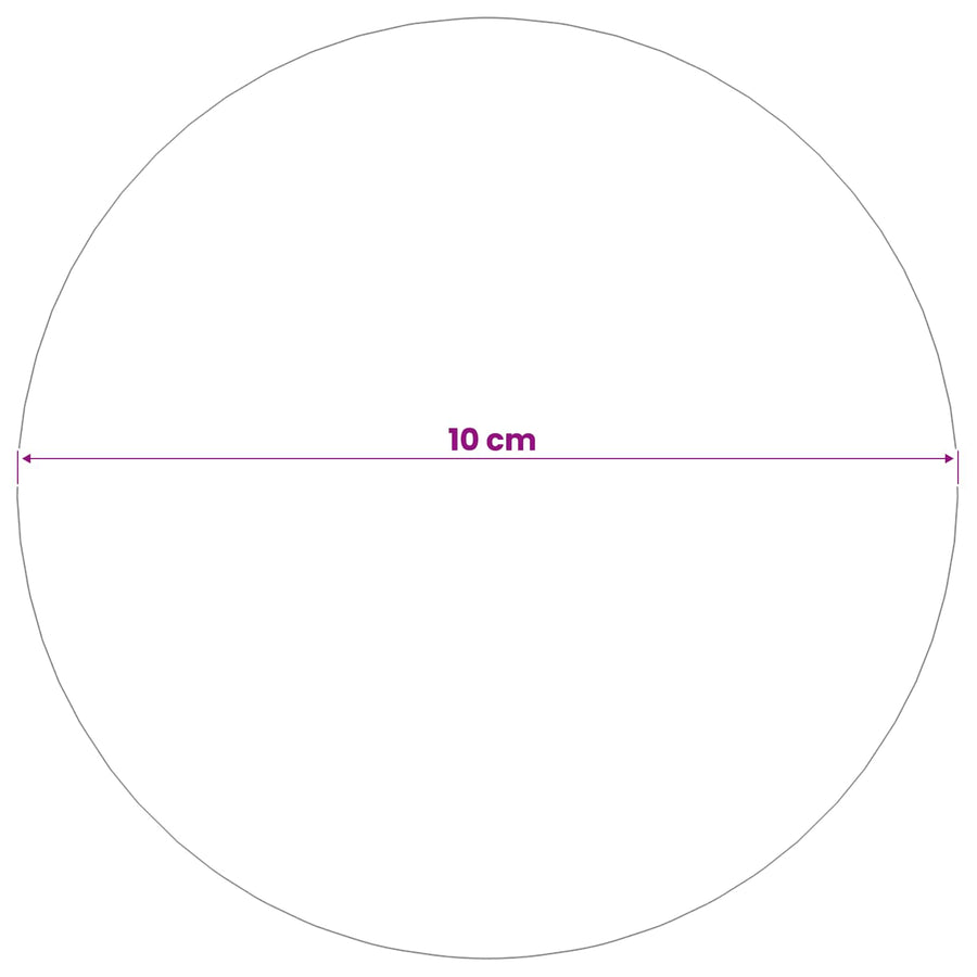 Geborstelde Bal 4 st Ø 10 cm zilver RVS 201