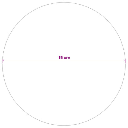 Geborstelde Bal 2 st Ø 15 cm zilver RVS 201