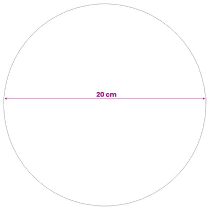 Geborstelde Bal Ø 20 cm zilver RVS 201