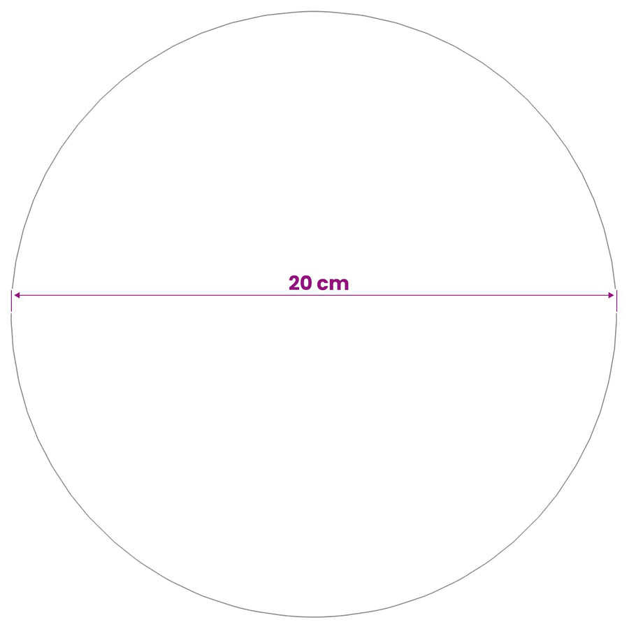 Geborstelde Bal Ø 20 cm zilver RVS 201