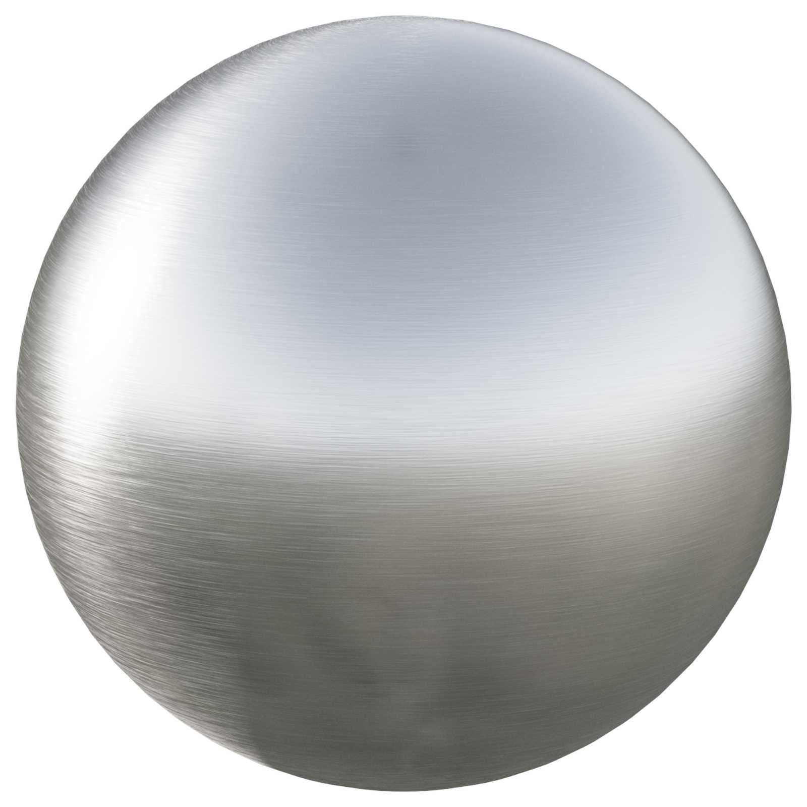 Geborstelde Bal Ø 30 cm zilver RVS 201