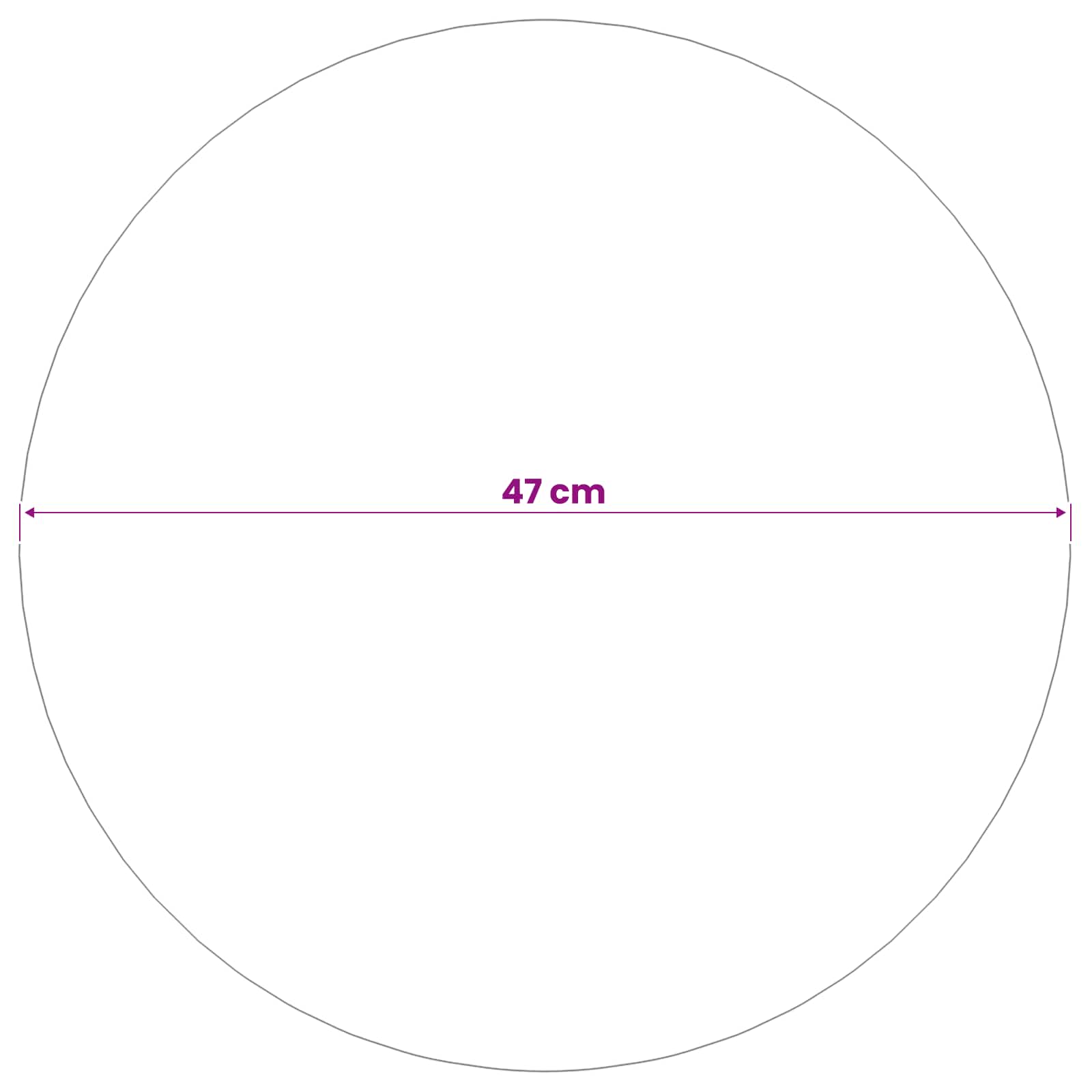 Geborstelde Bal Ø 47 cm zilver RVS 201
