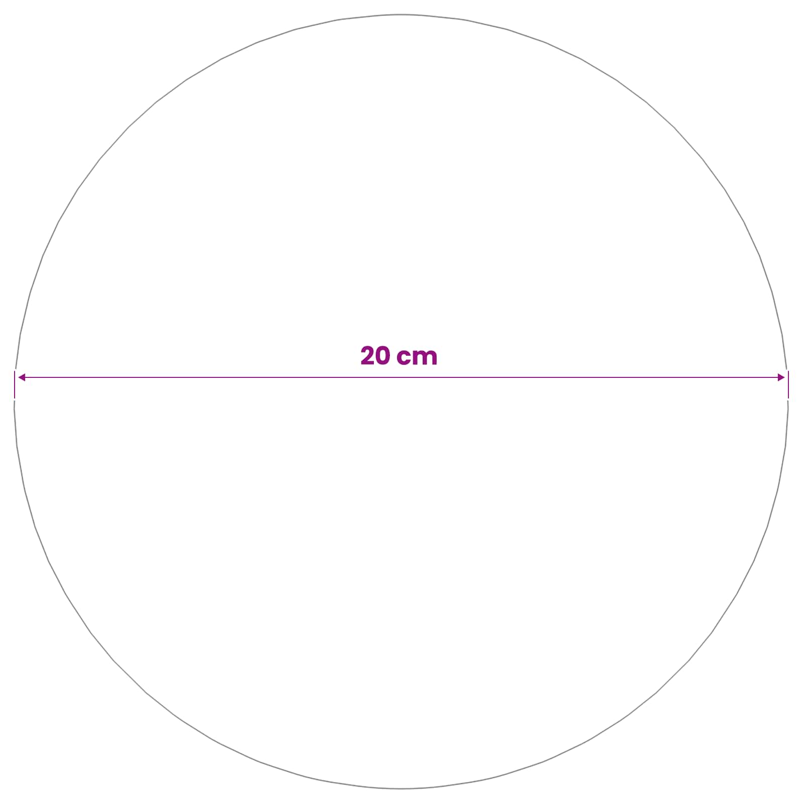 Spiegelbol Ø 20 cm zilver RVS 201